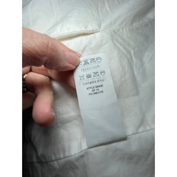 J.Crew Linen Blazer Women 00 White Tailored Casual Work Fall Jacket - Picture 9 of 12